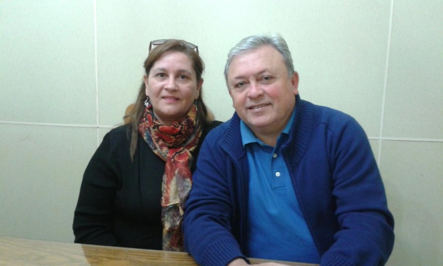 FOTO EGH EVANGELICOS./ Patricia Pruzzo y David Ibarra.