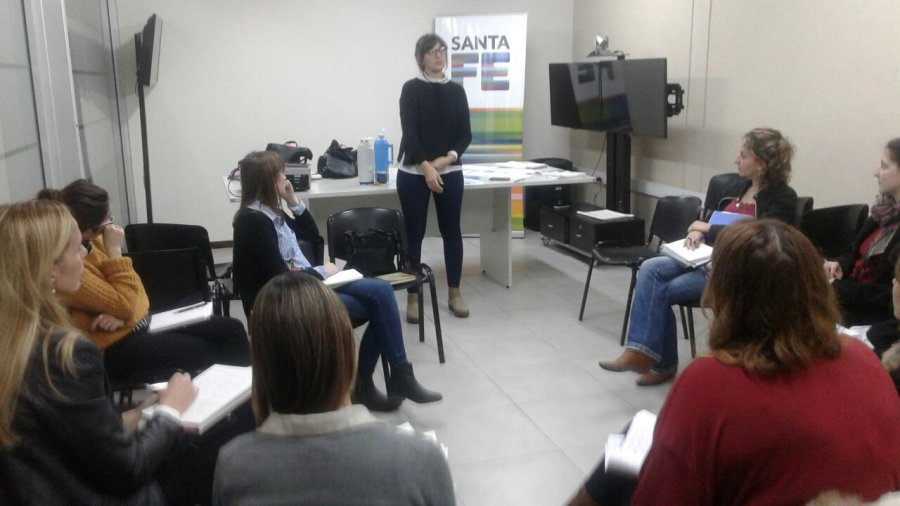 FOTO PRENSA MINISTERIO// CAPACITACION./ Un momento de la reciente actividad.