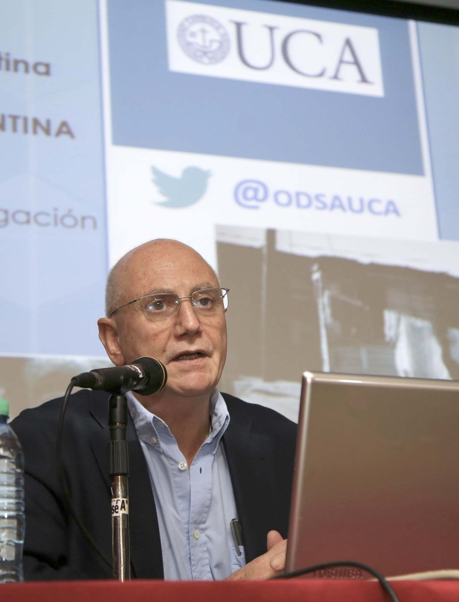 FOTO AICA AGUSTIN SALVIA./ Director de Investigaci&oacute;n del Observatorio de la Deuda Social Argentina.