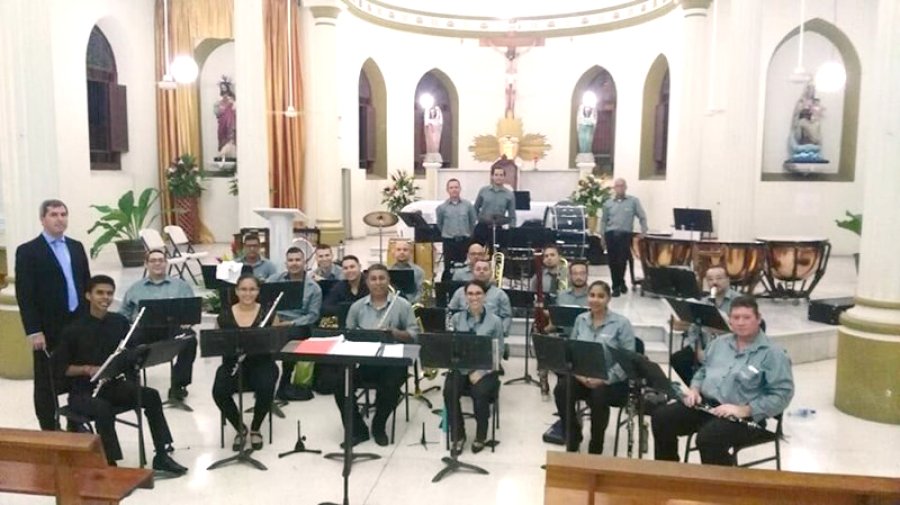 FOTO MUNICIPIO FERNANDEZ./ Una de las actuaciones en uno de los templos costarriquenses.