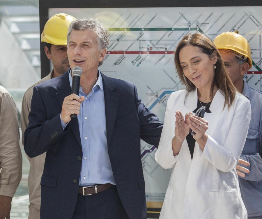 FOTO ARCHIVO NA MACRI Y VIDAL. Salieron fortalecidos tras las elecciones del 22-O.