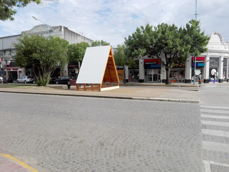 FOTO SCP// CASITA./ Una atractiva iniciativa que preanuncia la Navidad.