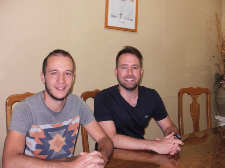 FOTO LA OPINION// TRENTINOS./ Daniele Pasquali y Jorge De Philippis dos protagonistas de la rica experiencia.