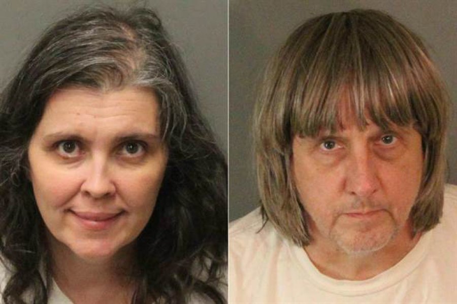 FOTO AFP-NA DETENIDOS. David Turpin y su esposa Louise.