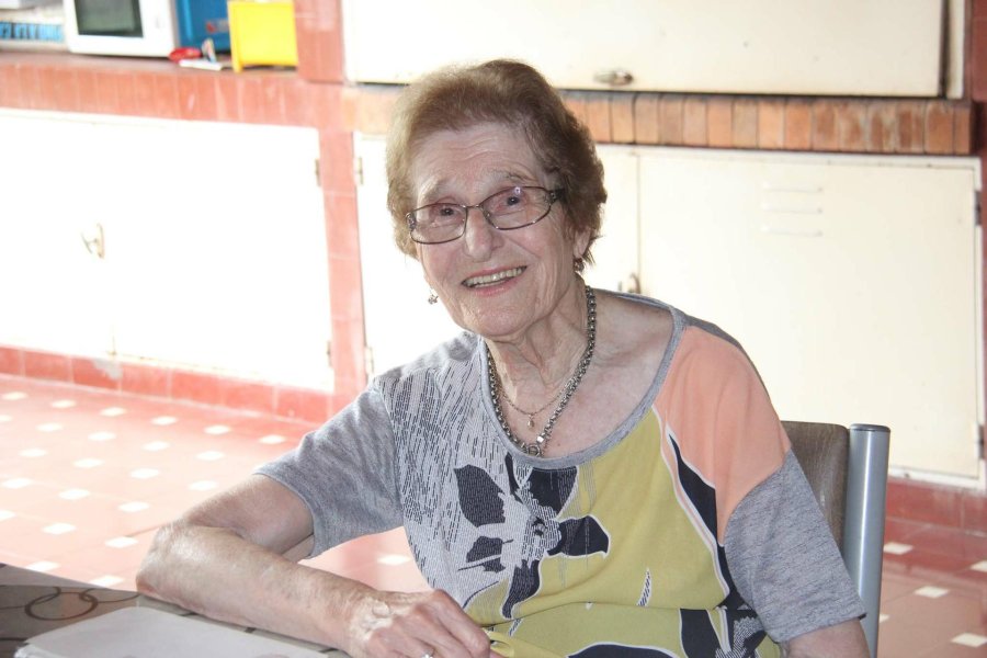 FOTO J. BARRERA// ELDA PODIO./ Es nieta de Antonio Esteban Podio, uno de los colonizadores de Rafaela.