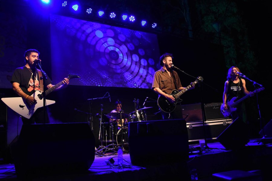 FOTO M. LIOTTA AGUANTE EL ROCK. El Anfiteatro ferroviario ya es un cl&aacute;sico escenario del rock.