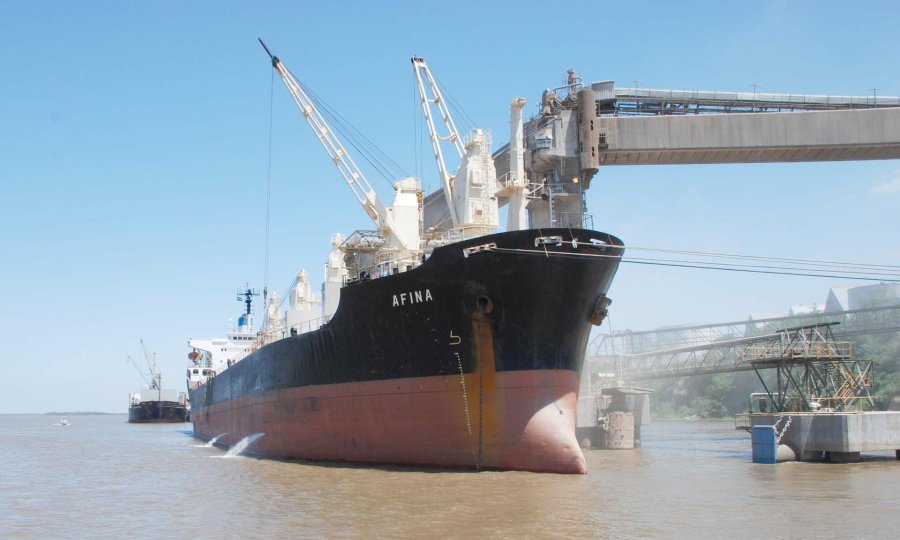 FOTO ARCHIVO PUERTO. Salida de la mayoría de exportaciones.