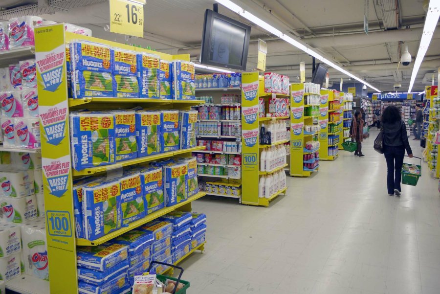 FOTO ARCHIVO GONDOLA. El promedio de 25 productos mejoró 6,5%.