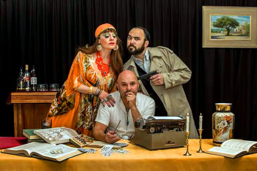 FOTO PRENSA TEATRO// UN DRAMA TURBIO./ Escena de la pieza que se conocer&aacute; hoy.