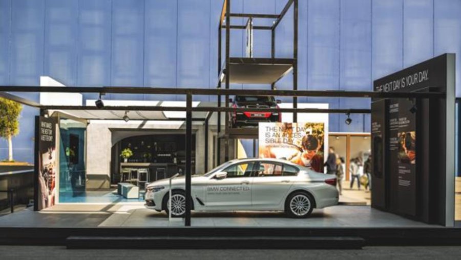 FOTO ABCMOTOR.ES MUNDO TECNO. Stand de BMW en el Mobile World Congress de Barcelona. BMW. Muestra en el Mobile World Congress 2018 una gran cantidad de novedades.