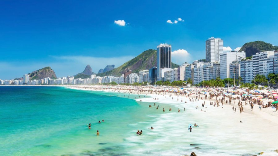 FOTO BRASIL.COM PLAYAS. Copacabana e Ipanema, una tentaci&oacute;n irresistible de Rio.
