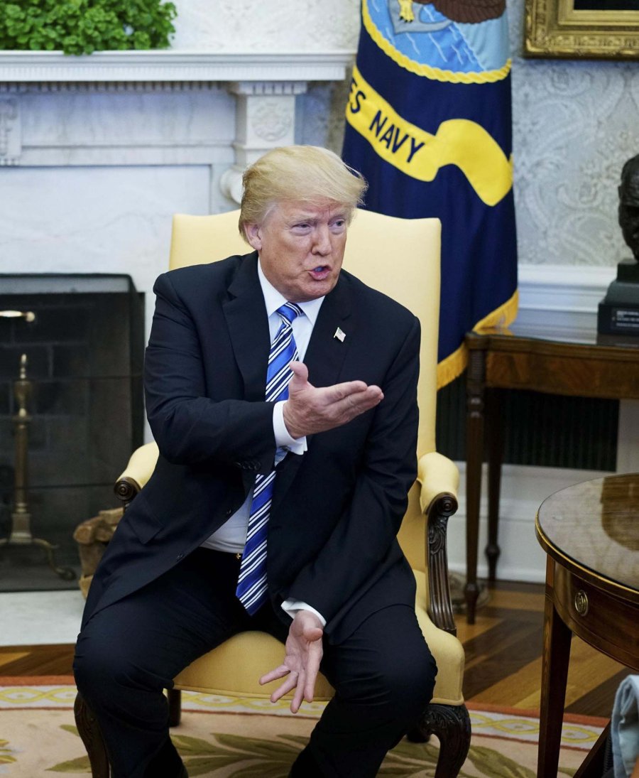 FOTO AFP-NA TRUMP. Reinvindica al mercado interno y no duda en sumar aranceles a las importaciones.