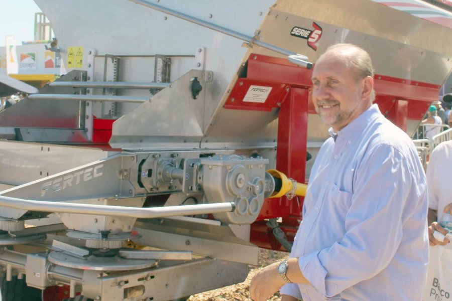 FOTO PRENSA OP PEROTTI./ Observa la maquinaria presente en Expoagro 2018.