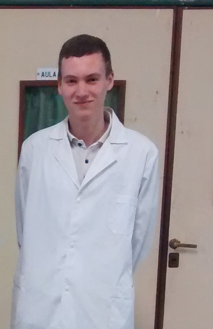 FOTO PRENSA ESCUELA// MARIANO BRASCA./ El rafaelino que fue seleccionado para integrar el equipo nacional de Biolog&iacute;a.