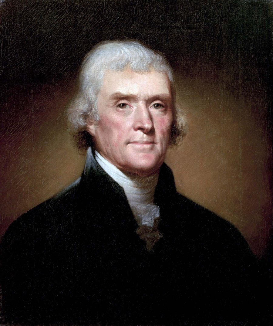 THOMAS JEFFERSON. Notable cambio entre antes y después de llegar a la presidencia de EE. UU. FOTO ARCHIVO