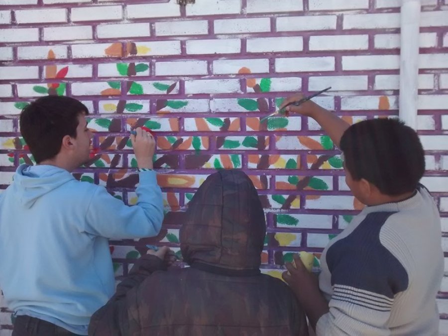 FOTO SCP// ARTENTAPIALES./ Propuesta en el barrio 2 de Abril.