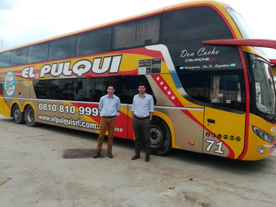 FOTO PRENSA EL PULQUI// UNIDADES./ Modernos coches, altamente equipados y con personal sumamente capacitado.