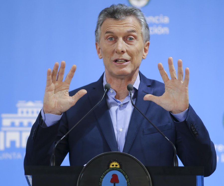 FOTO ARCHIVO NA MACRI. El mi&eacute;rcoles en la Quinta de Olivos brind&oacute; una conferencia de prensa para dar por superada la corrida cambiaria.