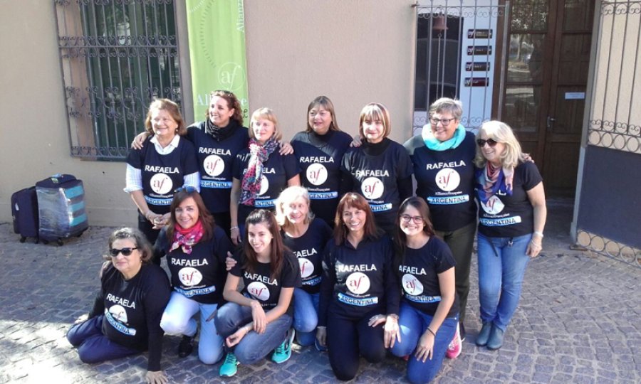 CONTINGENTE./ El grupo que participa de la experiencia.
