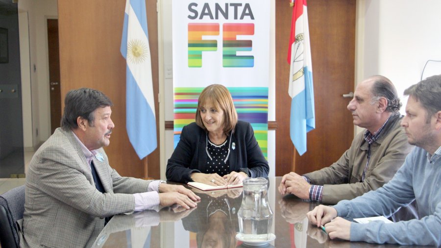 FOTO IP MINISTERIO./ Dardo Chiesa, Alicia Ciciliani, Jorge Chemes y Juan Medina.