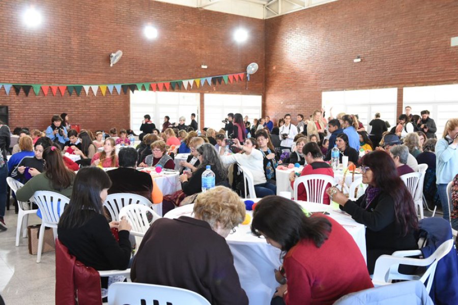 FOTO SCP// TEJEDORAS./ Vista general de la actividad desplegada el pasado martes.