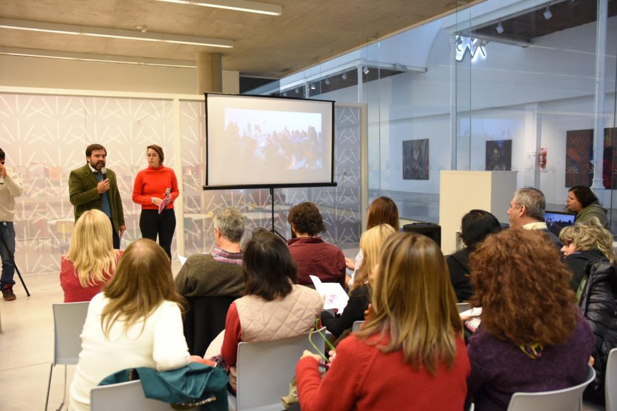 FOTO SCP// PRESENTACION./ Un instante de la actividad desarrollada ayer.