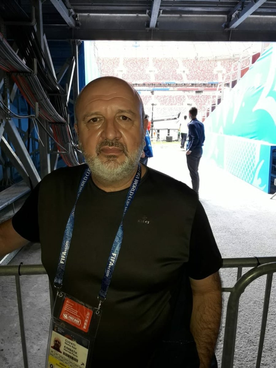 NESTOR CLIVATI. El d&iacute;a previo al inicio en Mosc&uacute;.  FOTO ARCHIVO ESTADIO LUZHNIKI. Ser&aacute; escenario de la ceremonia inaugural y del primer cotejo del Mundial de Rusia.