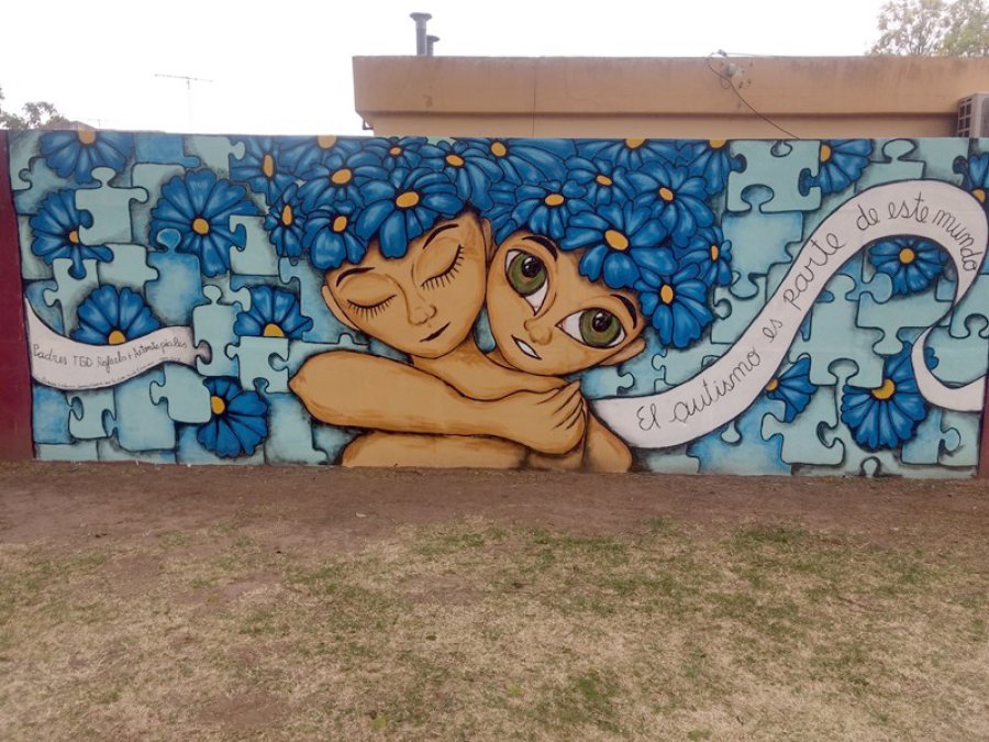 FOTO SCP// MURAL./Ser&aacute; inaugurado el pr&oacute;ximo domingo.