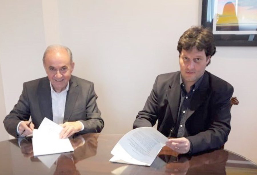 FOTO MASSOYASOCIADOS CONVENIO./ Responsables de las dos instituciones.