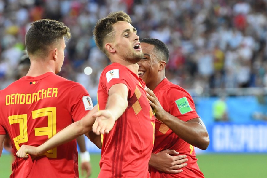 FOTO NA FESTEJO. / Januzaj celebra el tanto de la victoria.