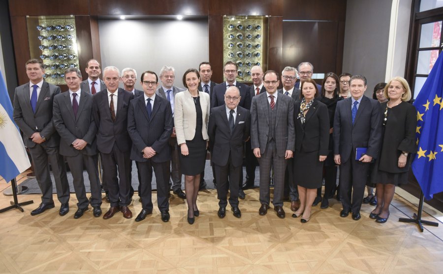 FOTO ARCHIVO NA NEGOCIACIONES. El canciller argentino Jorge Faurie forma parte de los equipos de negociaci&oacute;n de la Argentina y del Mercosur con sus pares europeos.
