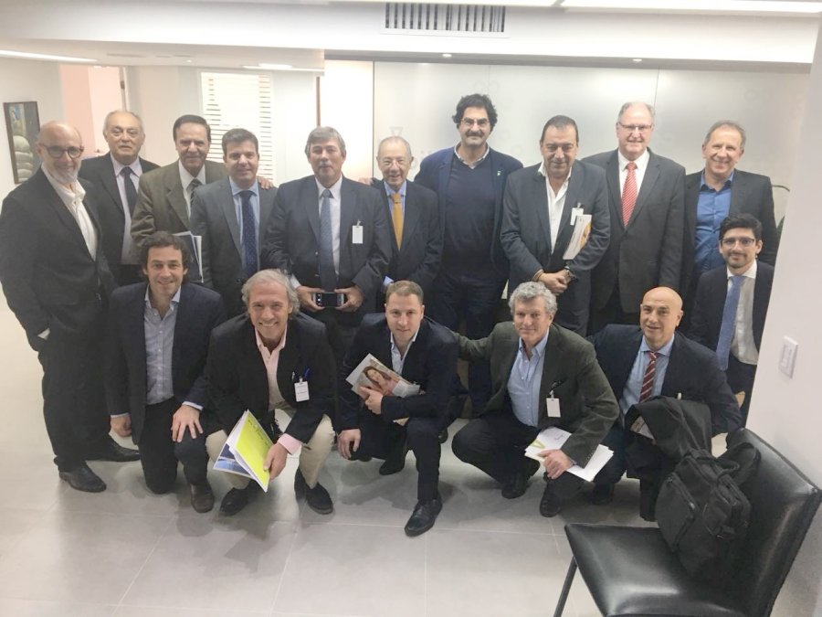 FOTO AGROINDUSTRIA DEMANDA TRIGUERA./ Reunión entre funcionarios de Argentina y Brasil.