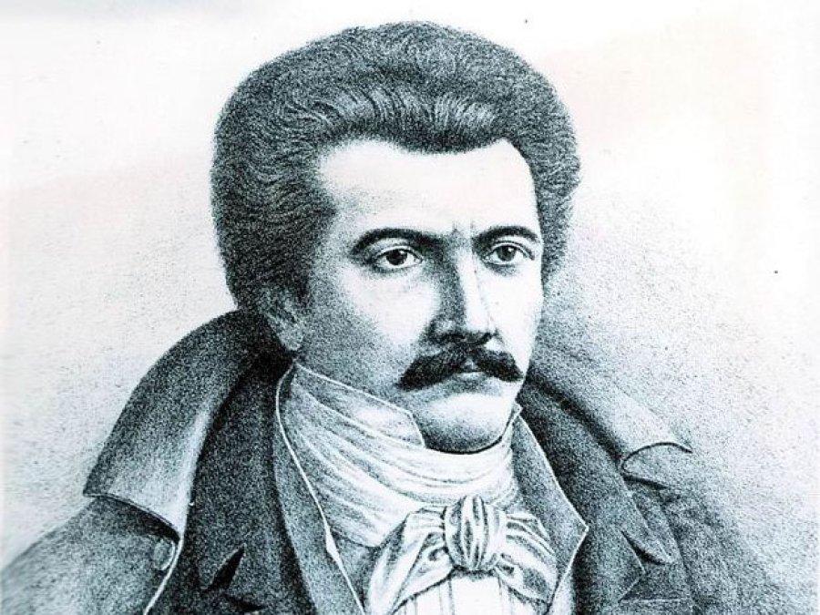 FOTO ARCHIVO RETRATO. Juan Francisco Narciso de Laprida seg&uacute;n Henri Stein.