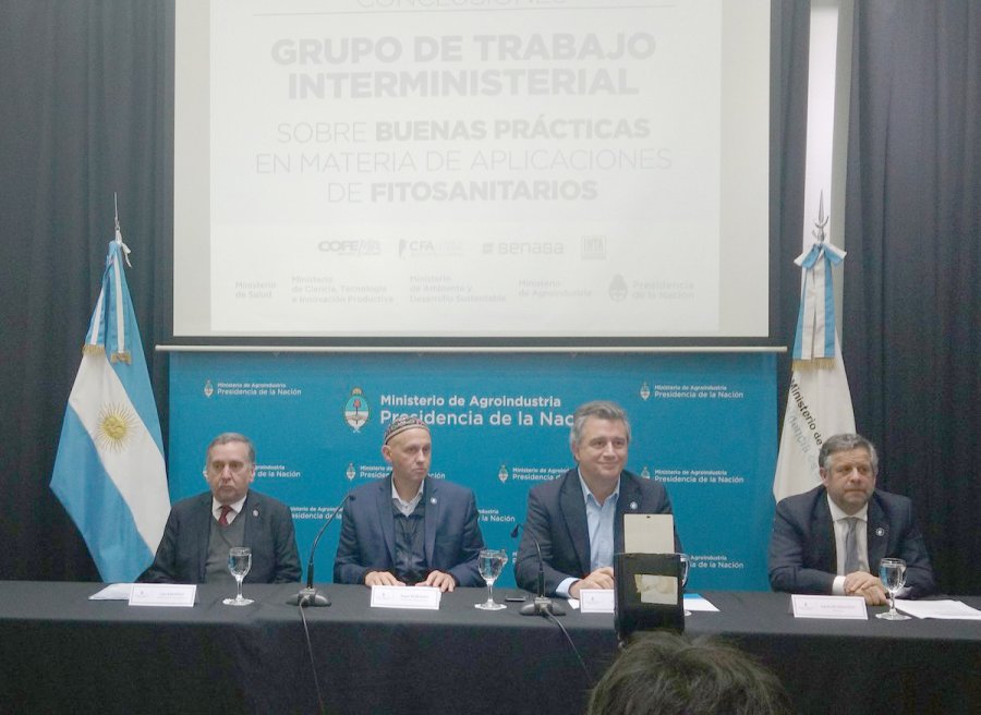 FOTO MIN. AGROINDUSTRIA MINISTROS. Fueron los encargados de dar detalles sobre buenas prácticas agrícolas.