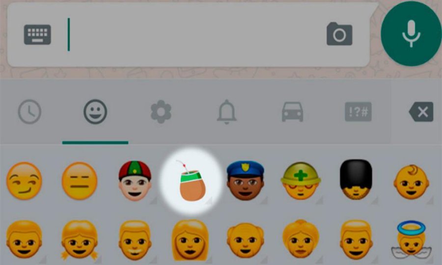 FOTO TARAG&Uuml;I EMOTICON. El mate se puede convertir en h&eacute;roe para sistemas de mensajer&iacute;a.