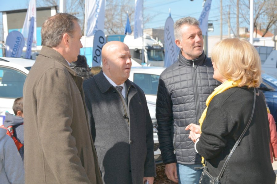 FOTO PRENSA MARTINEZ EN LA EXPO./ Fernando Muriel, Jacinto Speranza y Omar Martínez.
