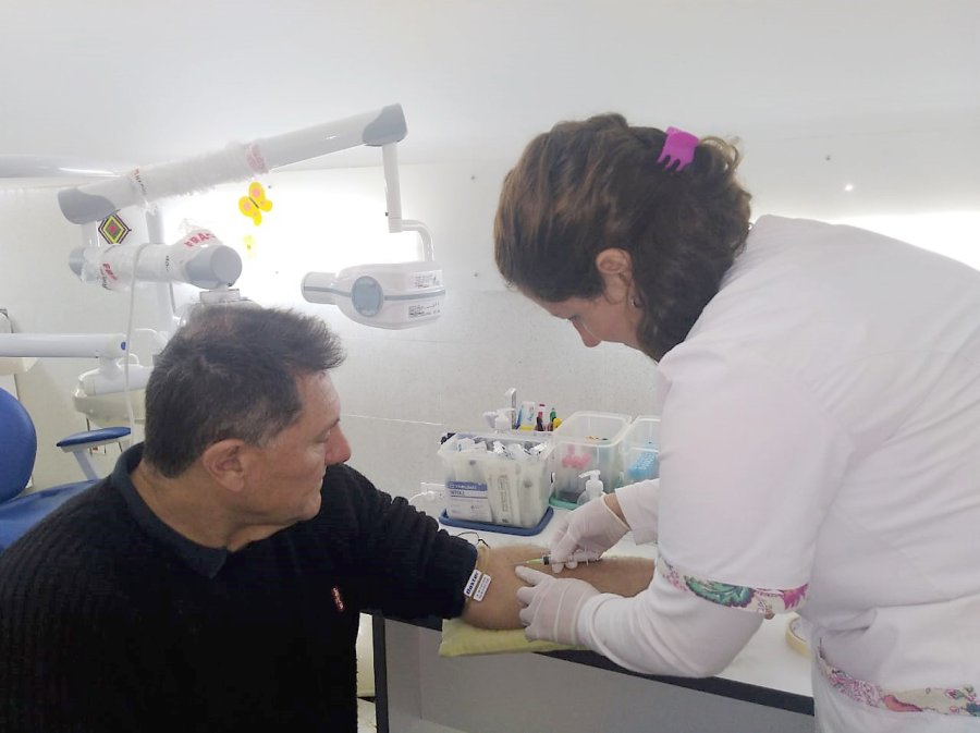 FOTO PRENSA NODO// LABORATORIO./ Pr&aacute;cticas que son llevadas a cabo en el Centro de Salud.