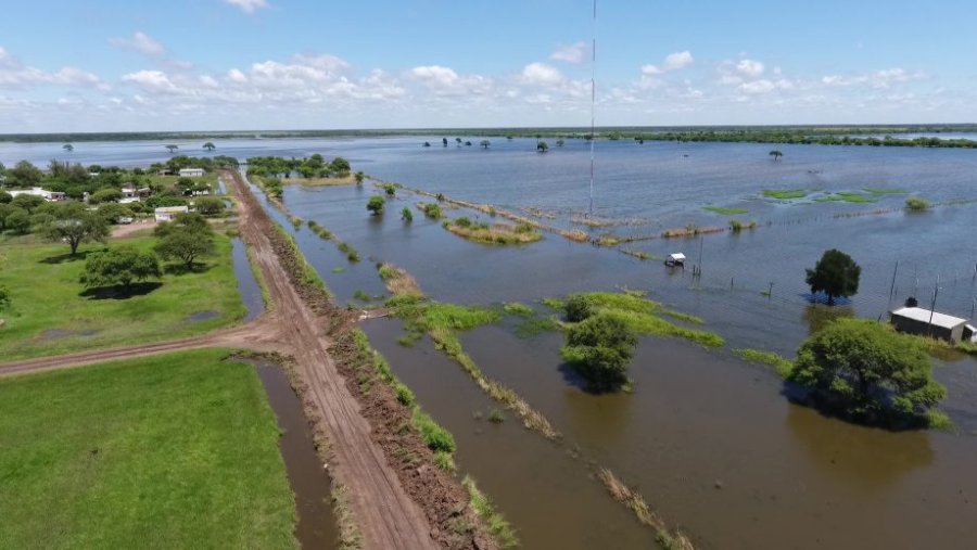 FOTO ARCHIVO INUNDACION./ Afectó a miles de ha en el norte santafesino.