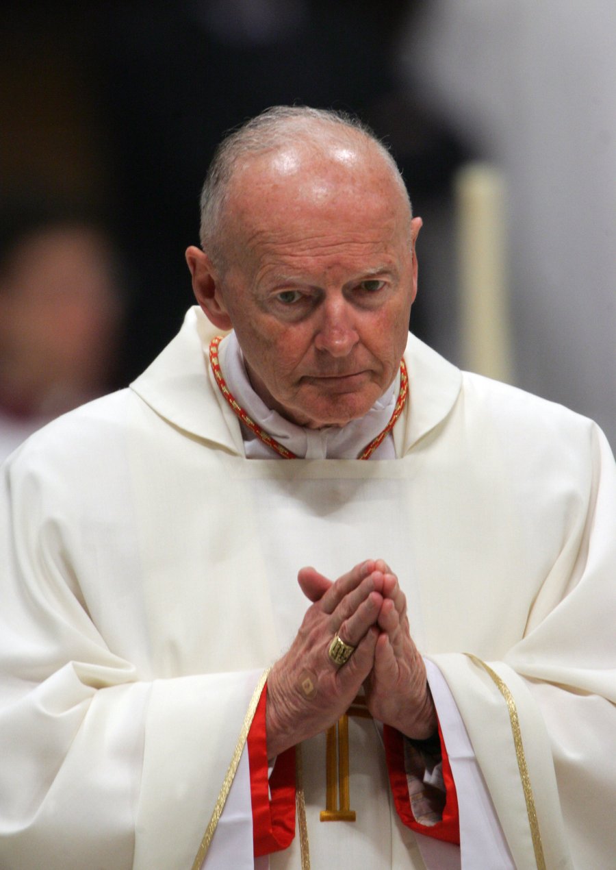 FOTO AFP-NA AFUERA. McCarrick ya no forma parte de la Iglesia.