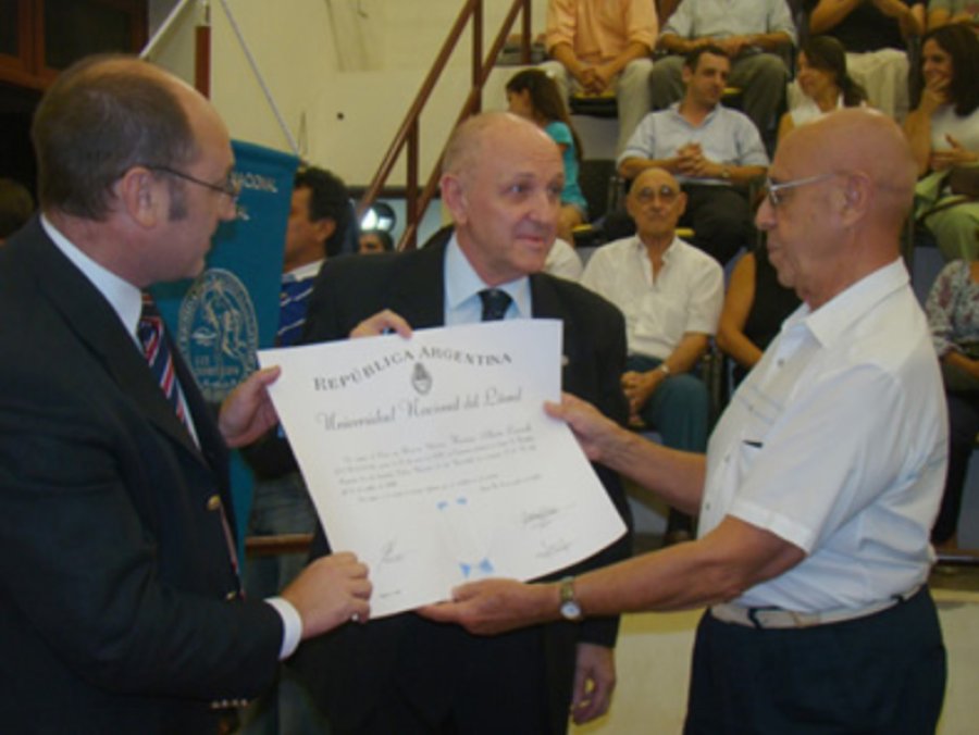 FOTO PRENSA UNL// DR. HORACIO CURSACK./ El investigador recientemente fallecido.