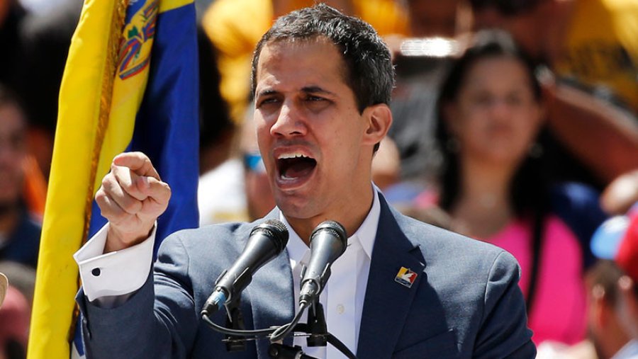 FOTO ARCHIVO NA GUAIDO. El l&iacute;der opositor venezolano se reunir&aacute; hoy con Bolsonaro en Brasilia.