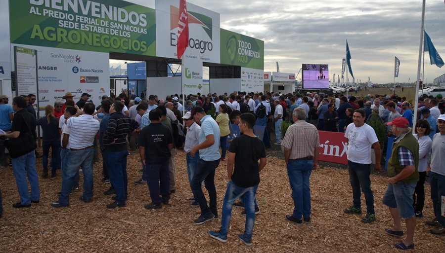 FOTO INTERNET EXPOAGRO.  Hasta mañana tiene desarrollo en San Nicolás, Buenos Aires.