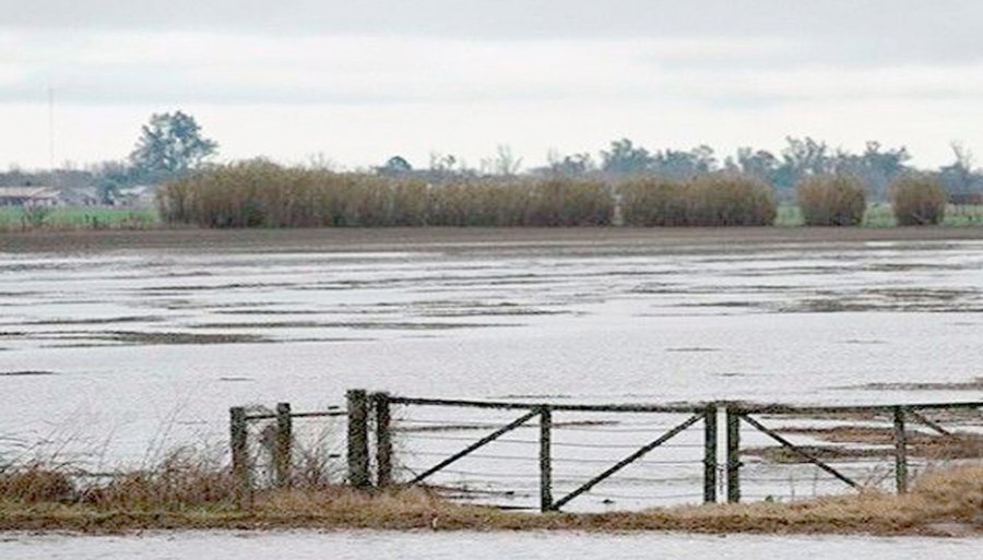 FOTO ARCHIVO INUNDACIONES. Línea de créditos de hasta $ 100.000 para los productores afectados.