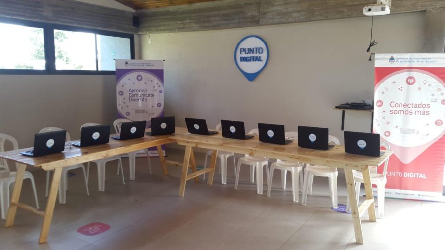 FOTO PRENSA COMUNA// PUNTO DIGITAL./Forma parte de las pol&iacute;ticas de inclusi&oacute;n tecnol&oacute;gica.