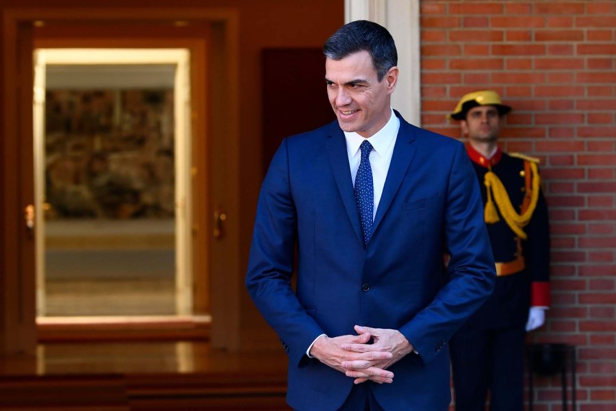 FOTO AFP-NA PEDRO SANCHEZ. Tuvo fuertes cruces con los l&iacute;deres de Vox.