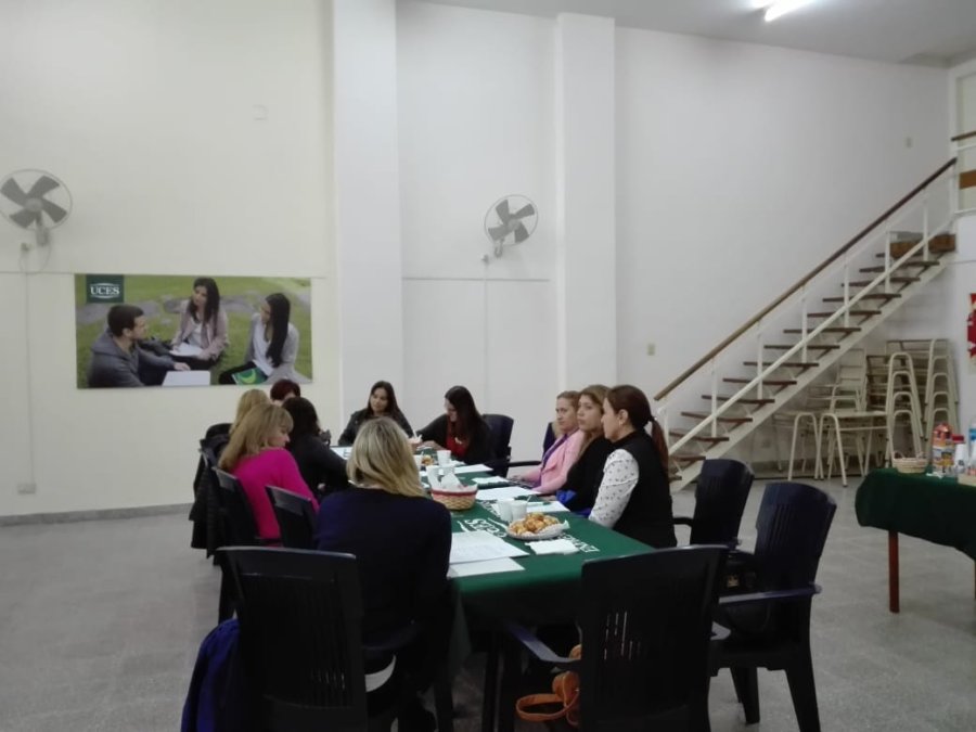 FOTO PRENSA UCES// DESAYUNO DE TRABAJO// Un instante del encuentro desarrollado el pasado martes.