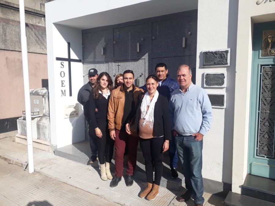 FOTO PRENSA SOEM// RECORRIDA./ El grupo que recientemente visit&oacute; la obra.