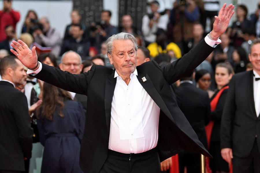 FOTO NA// ALAIN DELON./ El actor de 83 a&ntilde;os recibi&oacute; la Palma de Oro.