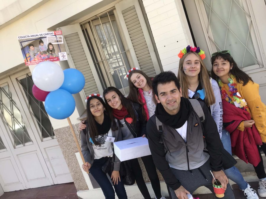 FOTO M. LIOTTA// COLECTA./ Voluntarios rafaelinos que trabajaron en el fin de semana.
