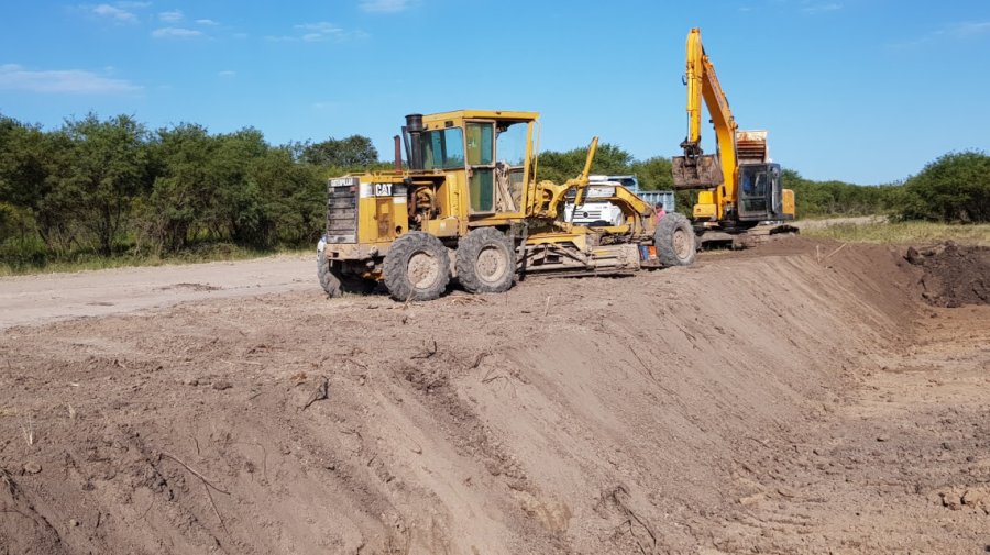 FOTO SCS// RUTA 63./ La obra avanza a buen ritmo.